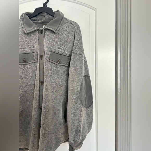 Free People oversized Ruby Jacket grey size small - Picture 11 of 15